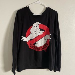 Ghostbusters Womens Crewneck Pullover Sweater Size Large